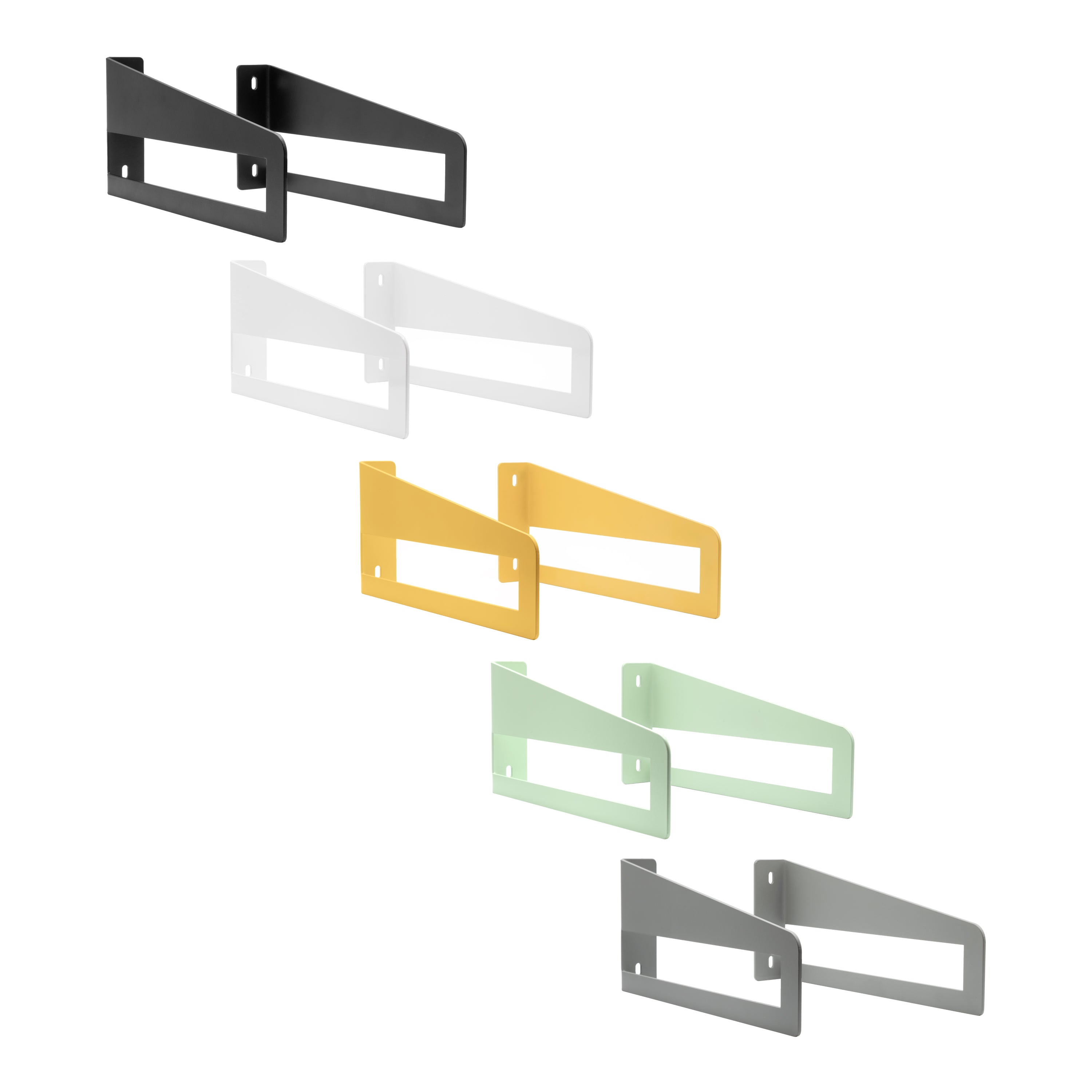 Set of 2 shelf brackets DAHLEM