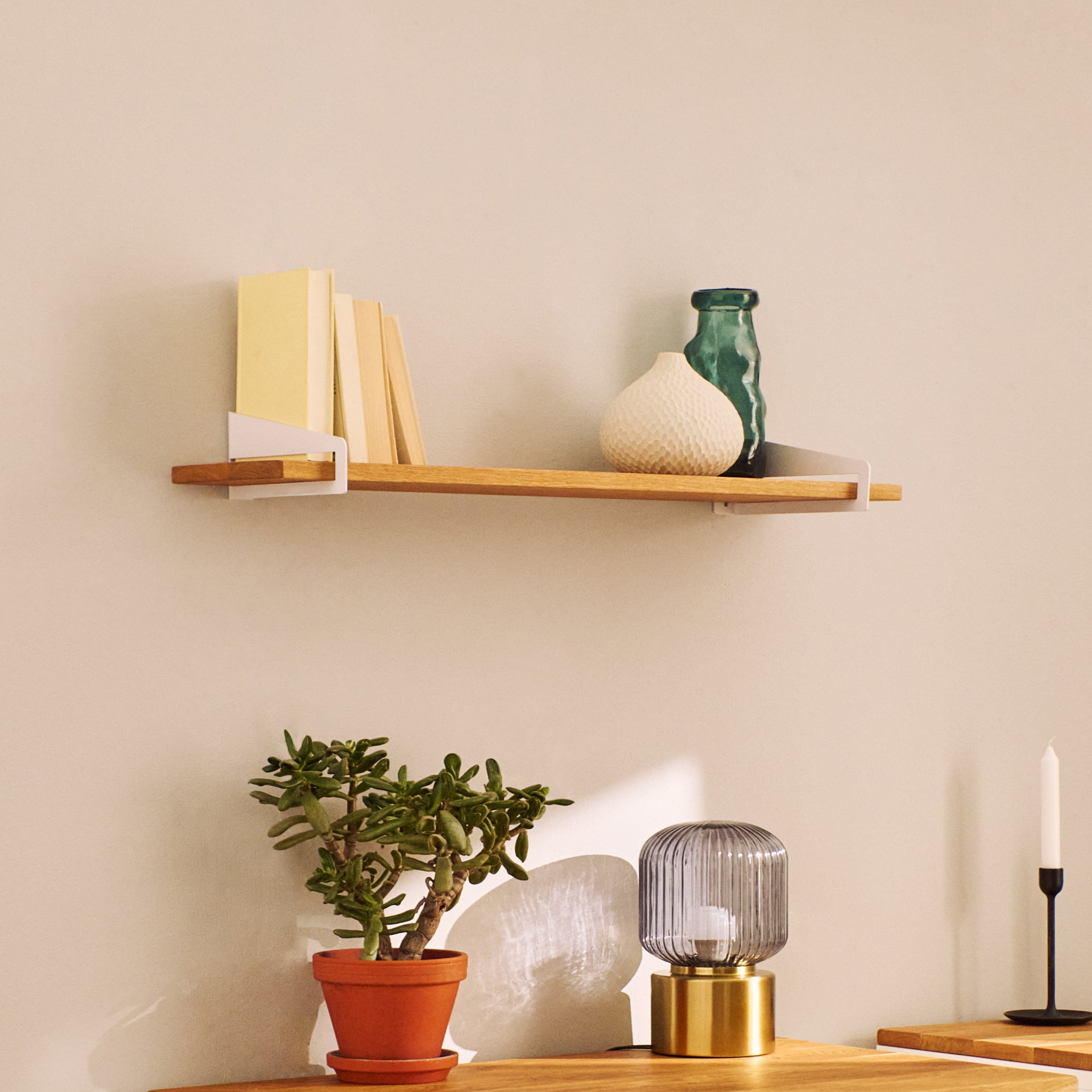 Set of 2 shelf brackets DAHLEM