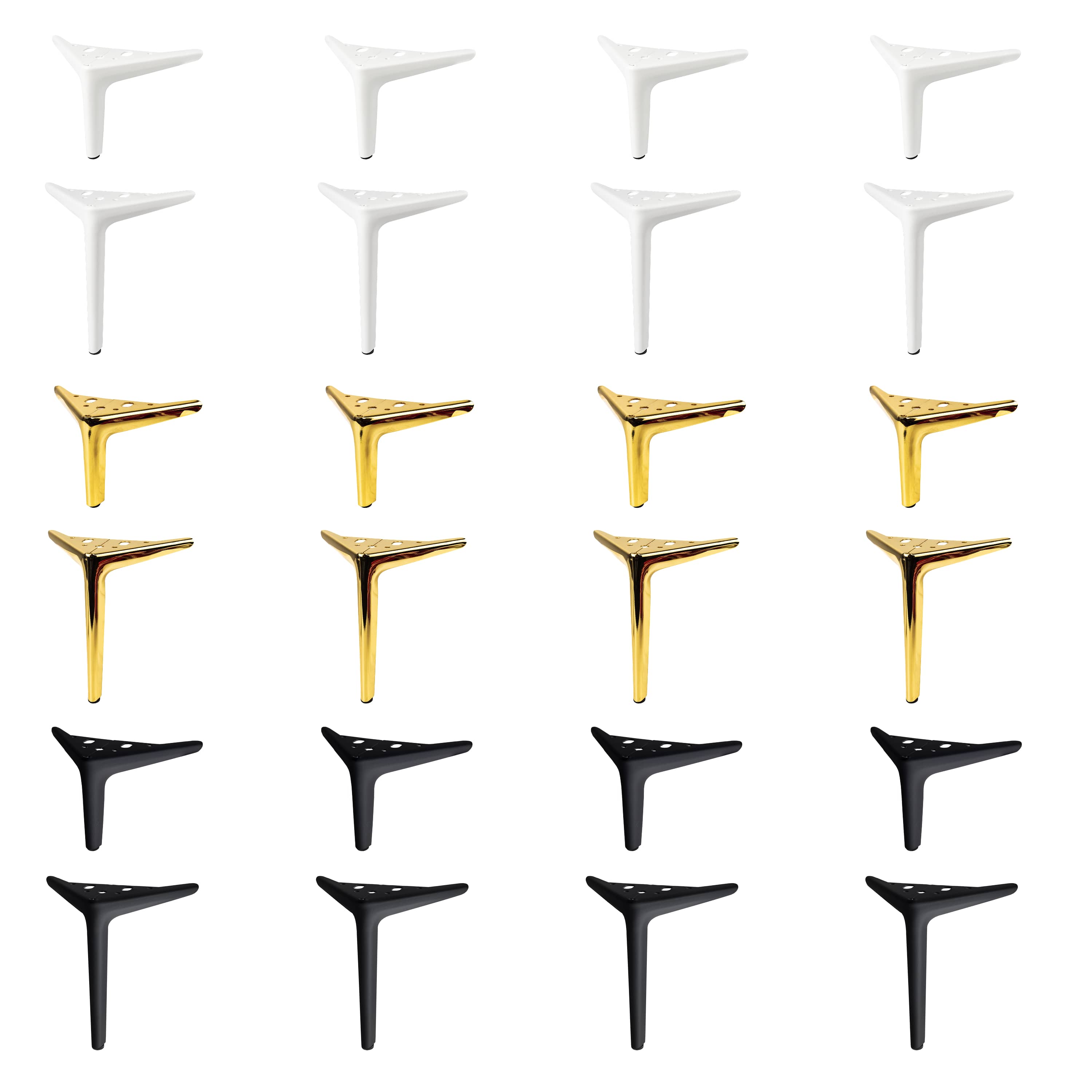 Set of 4 furniture feet TRIANGLE