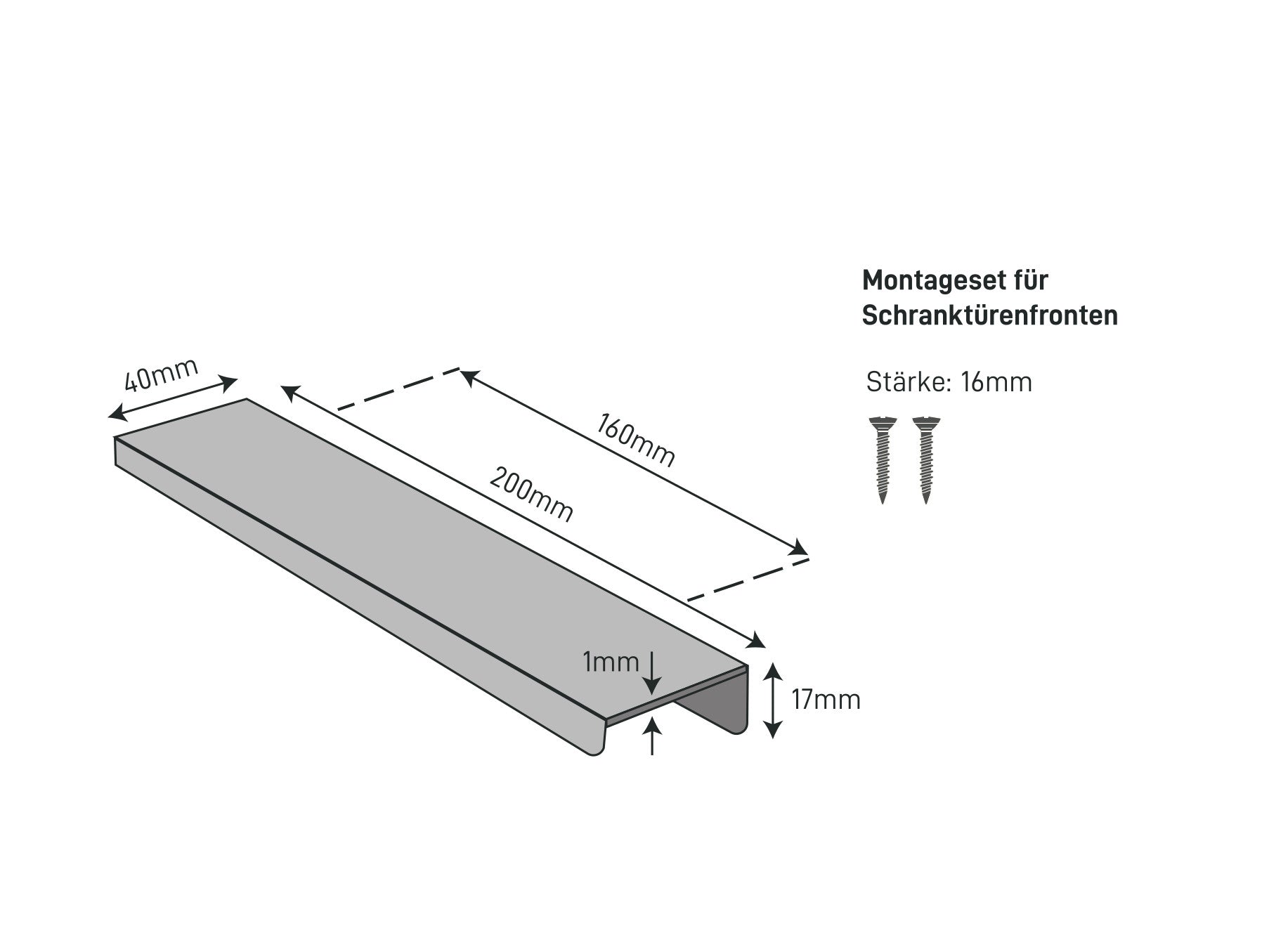 De afmetingen