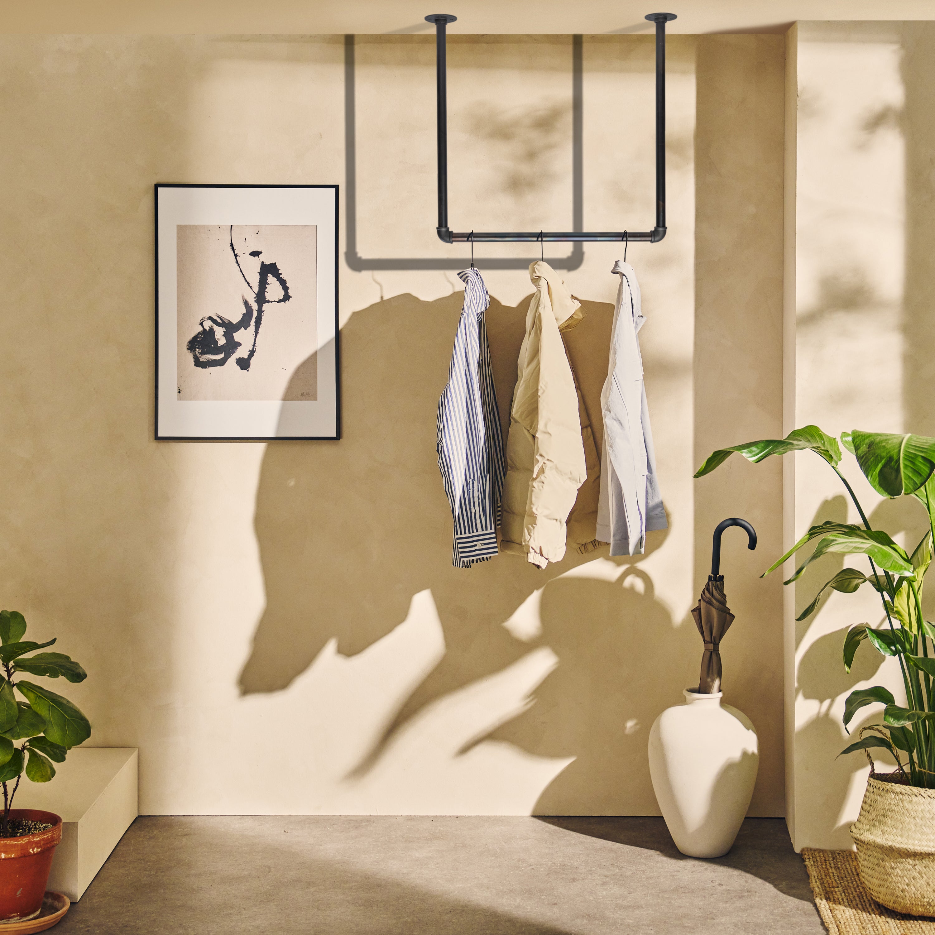 Pipe clothes rail GARD Ceiling Ceiling