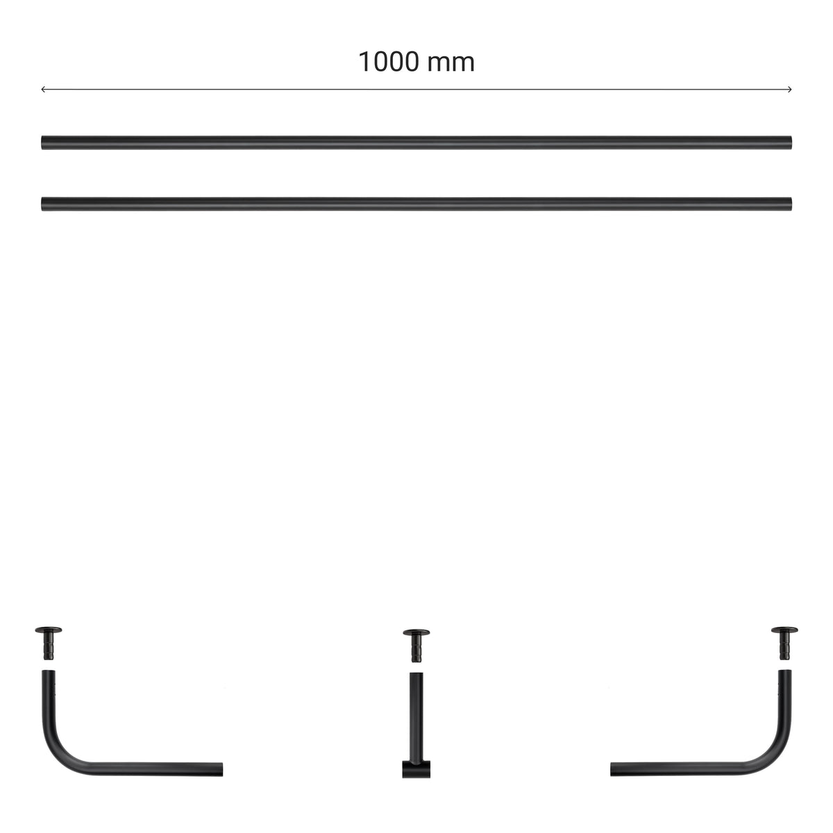Curtain rod ROUND