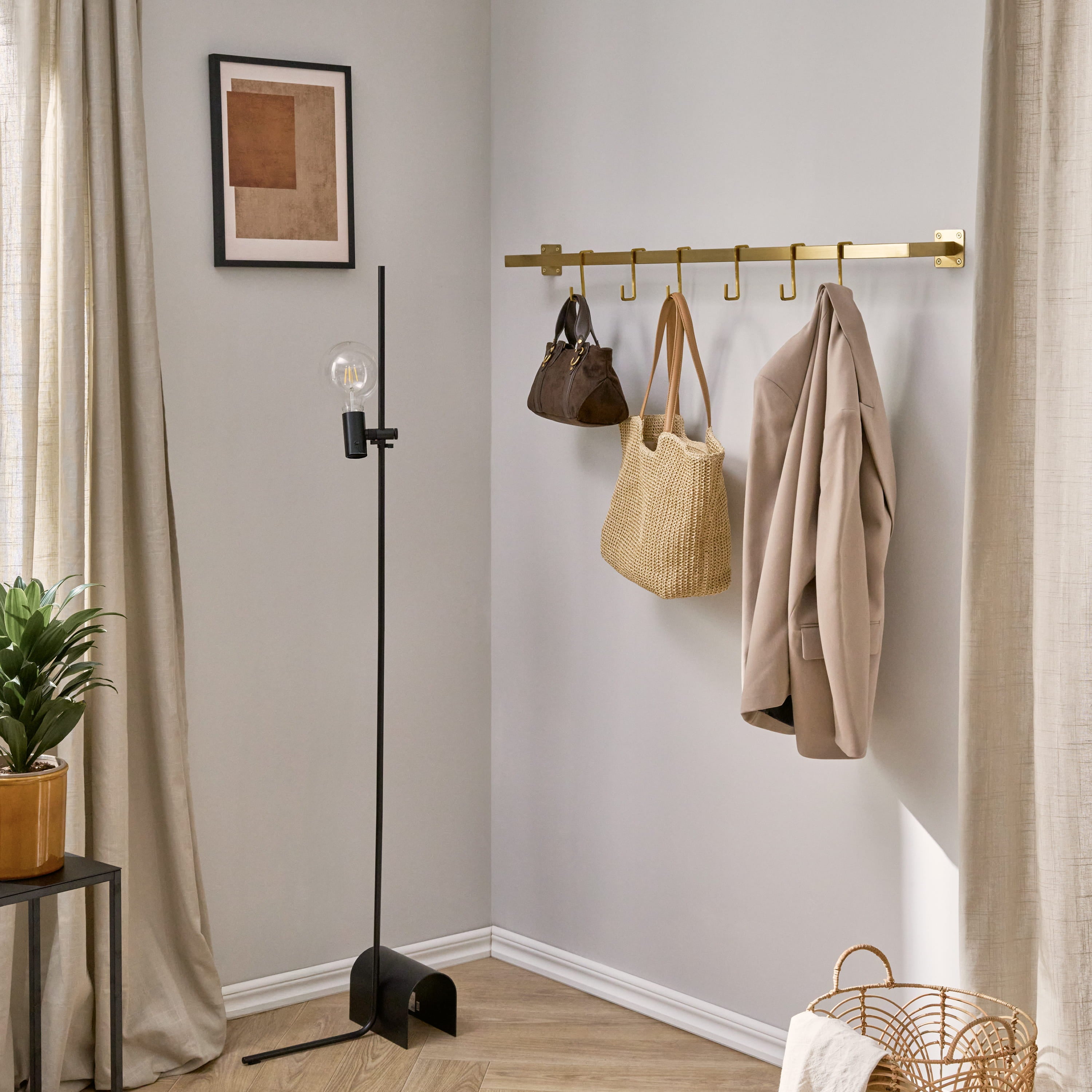 Kledingstang RECHTECK Wand