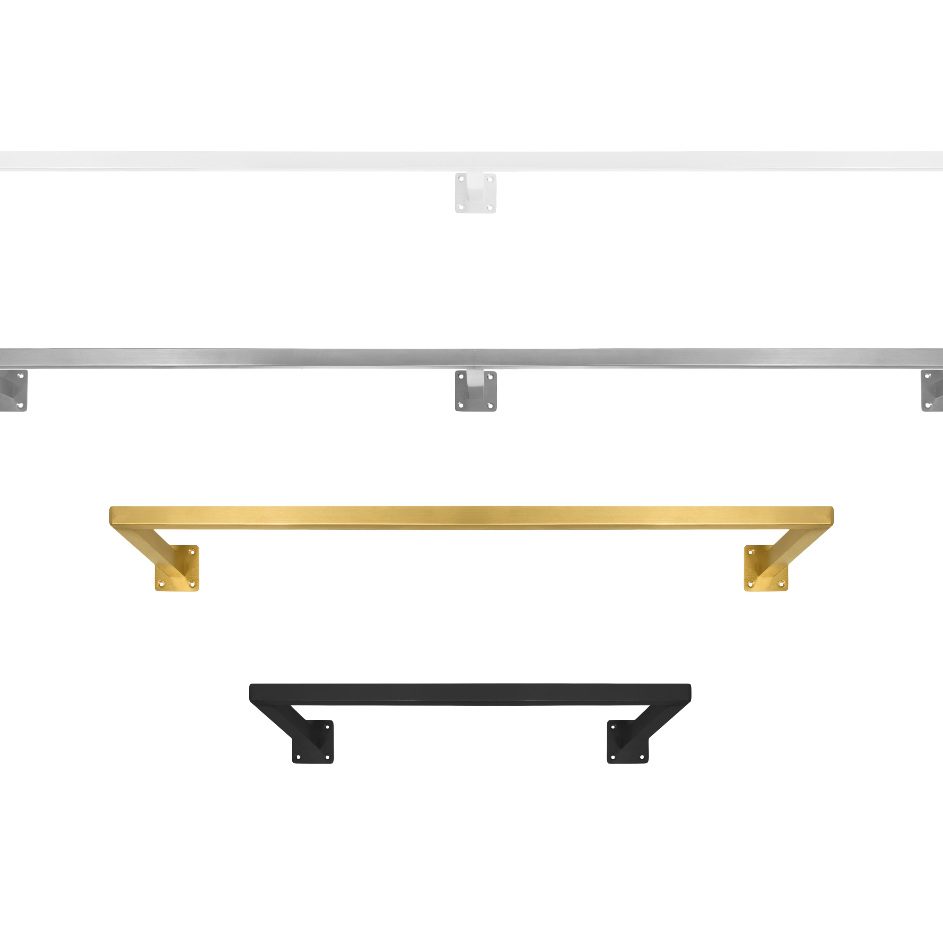 Kledingstang RECHTECK Wand