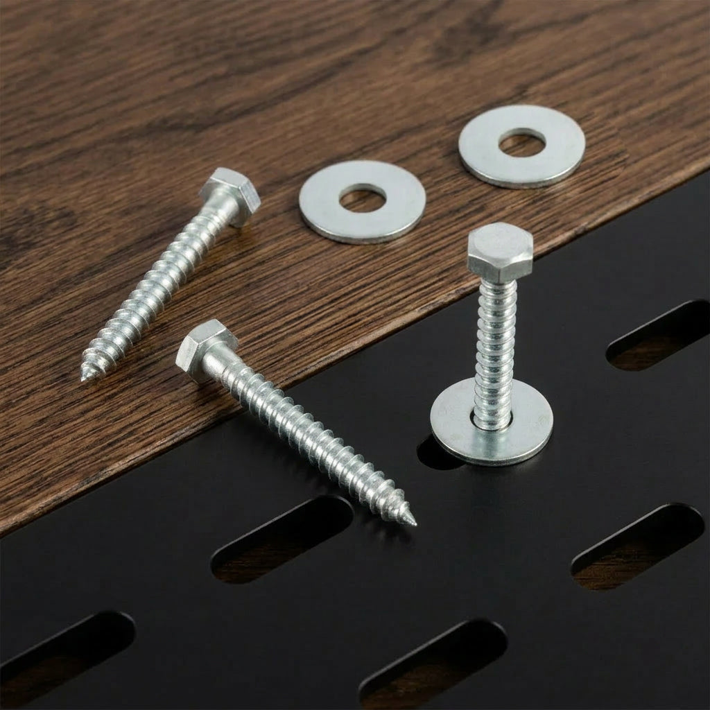 Houten schroeven zeshoek