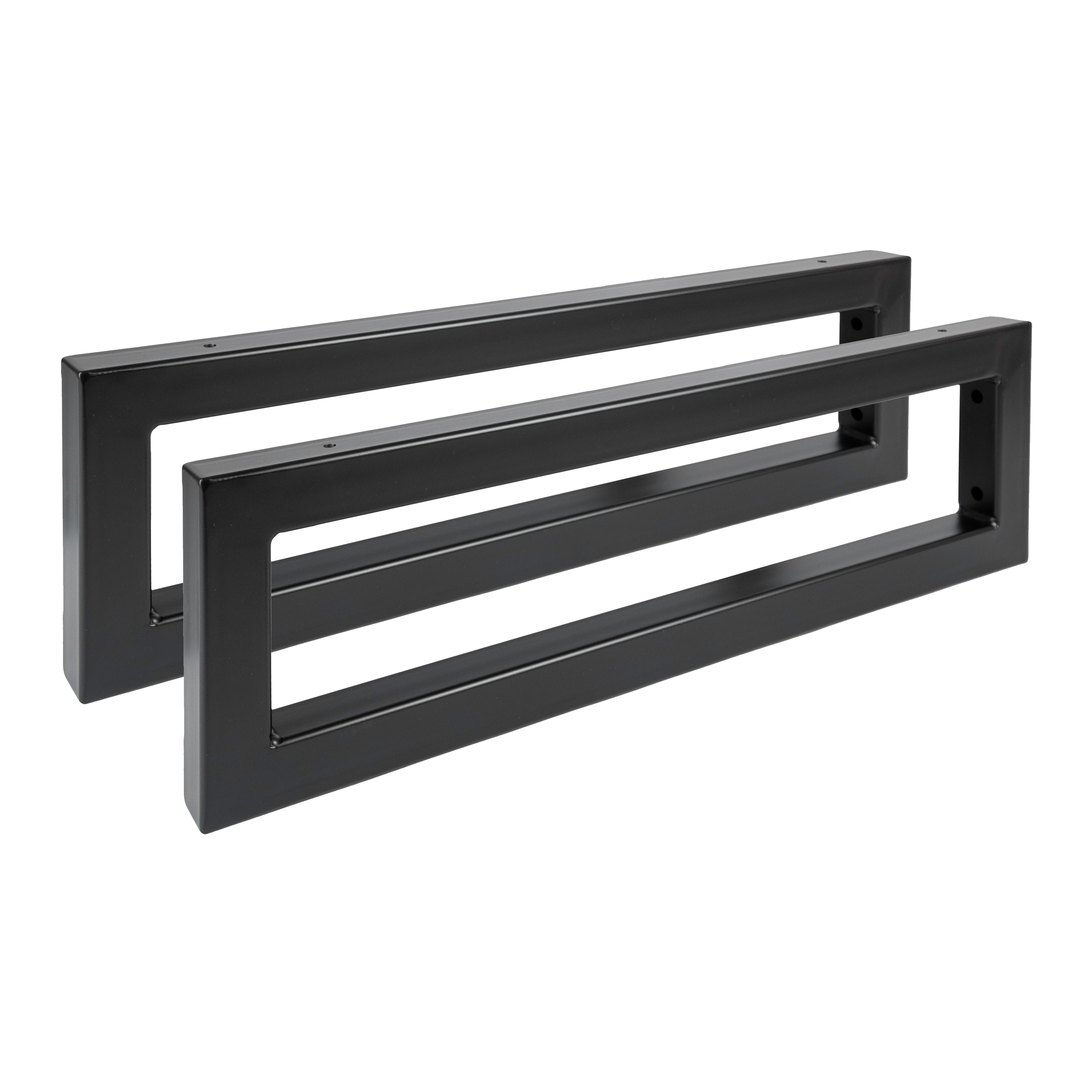 Set of 2 wall brackets RECHTECK