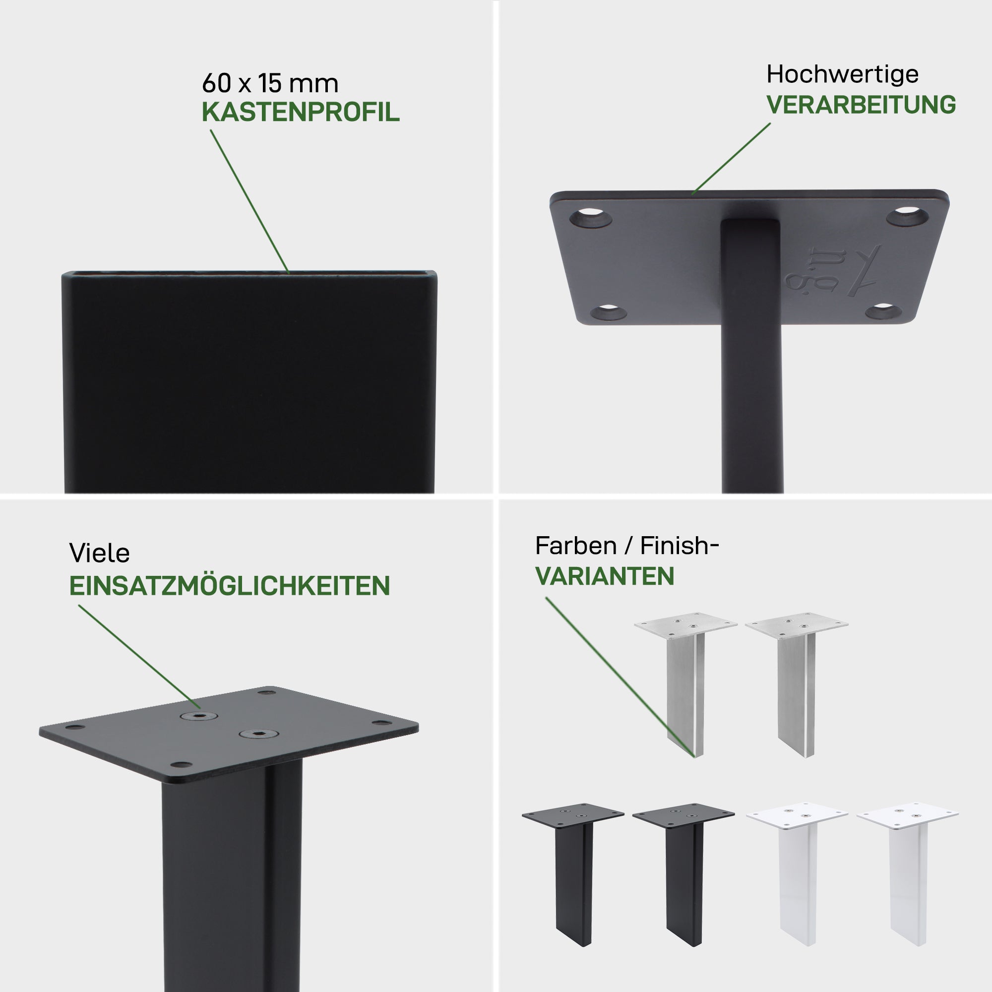 Set of 2 bar consoles GERADE