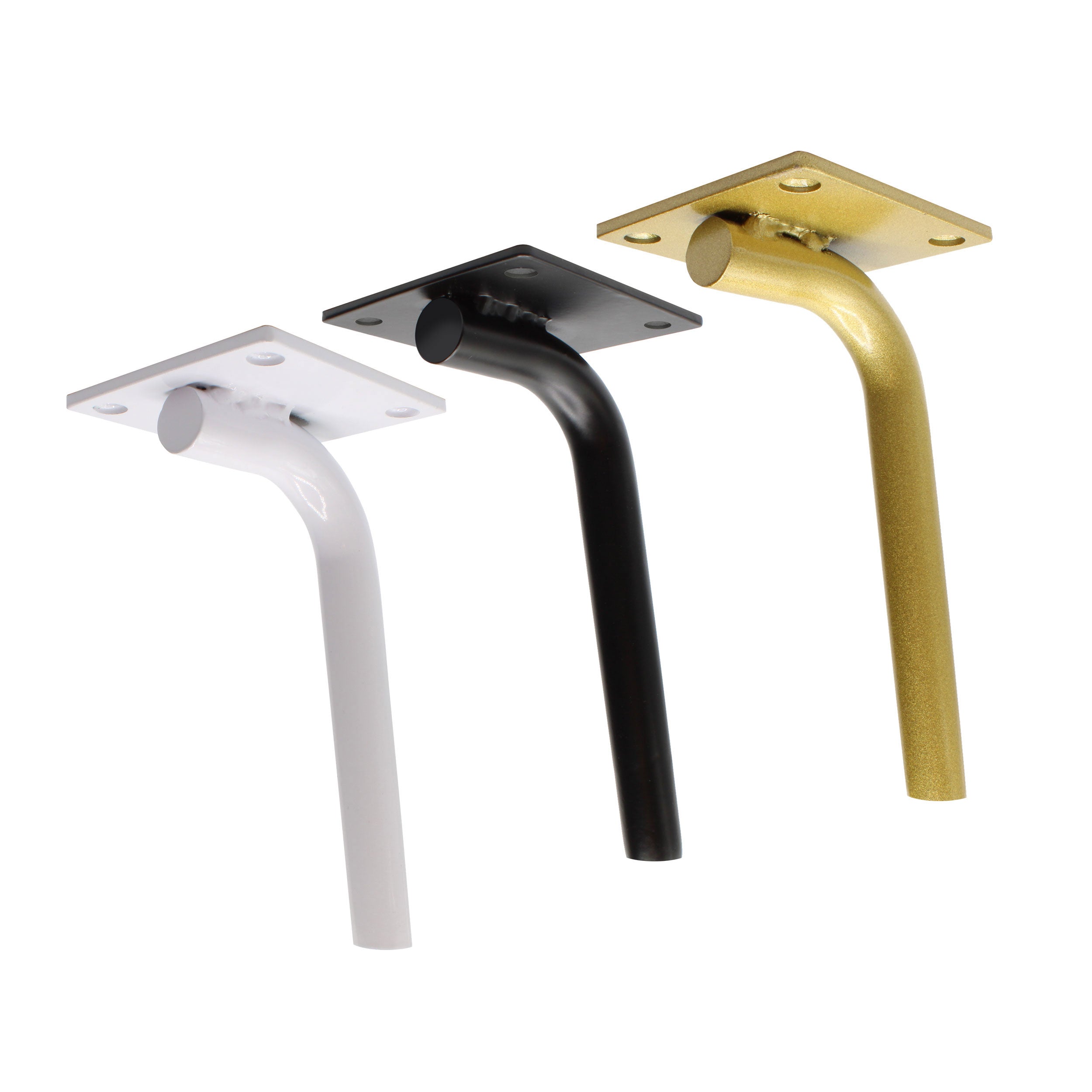 Set of 4 furniture feet CURVED