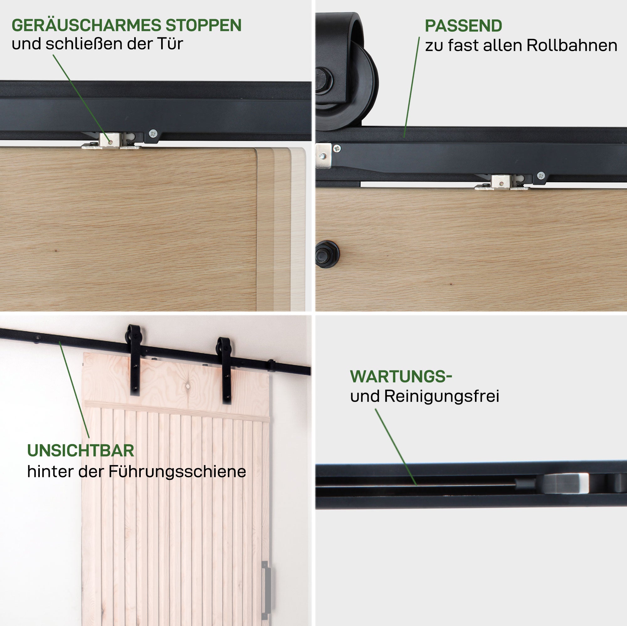 2er Set Schiebetürdämpfer SOFTCLOSE