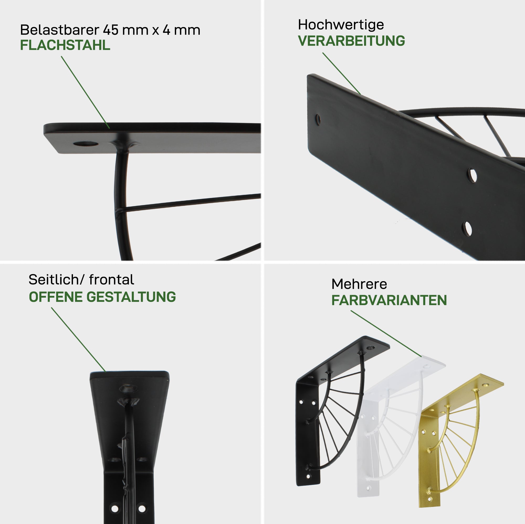 2er Set Regalhalter SONNENALLEE