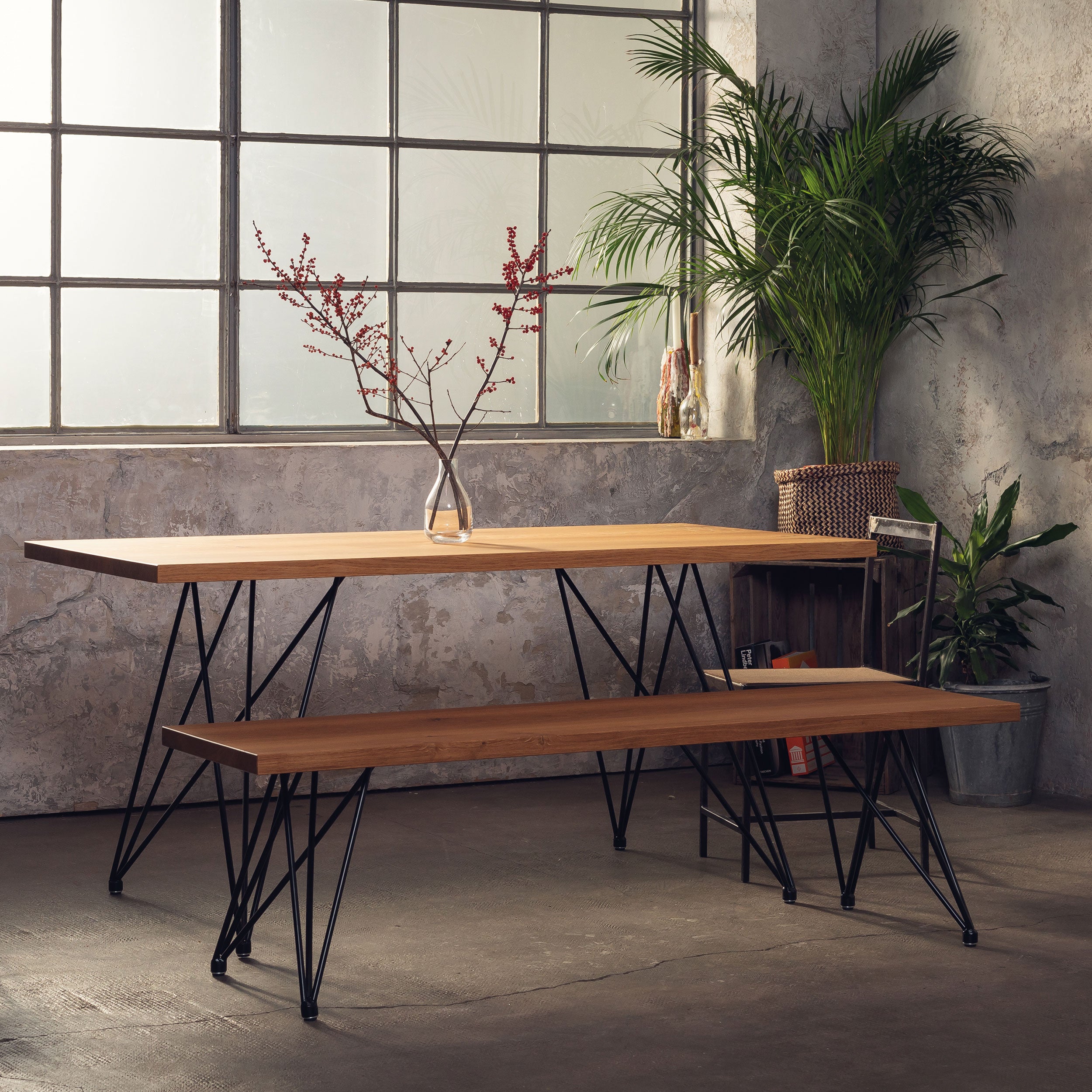 Set of 2 table frames X ADJUSTABLE