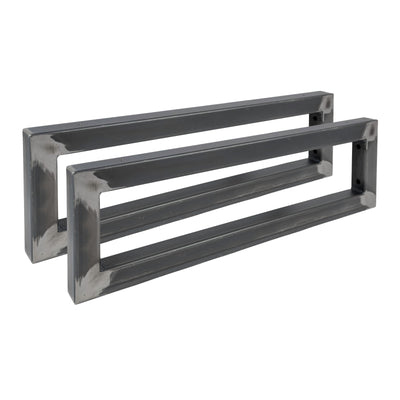 Set of 2 wall brackets RECHTECK