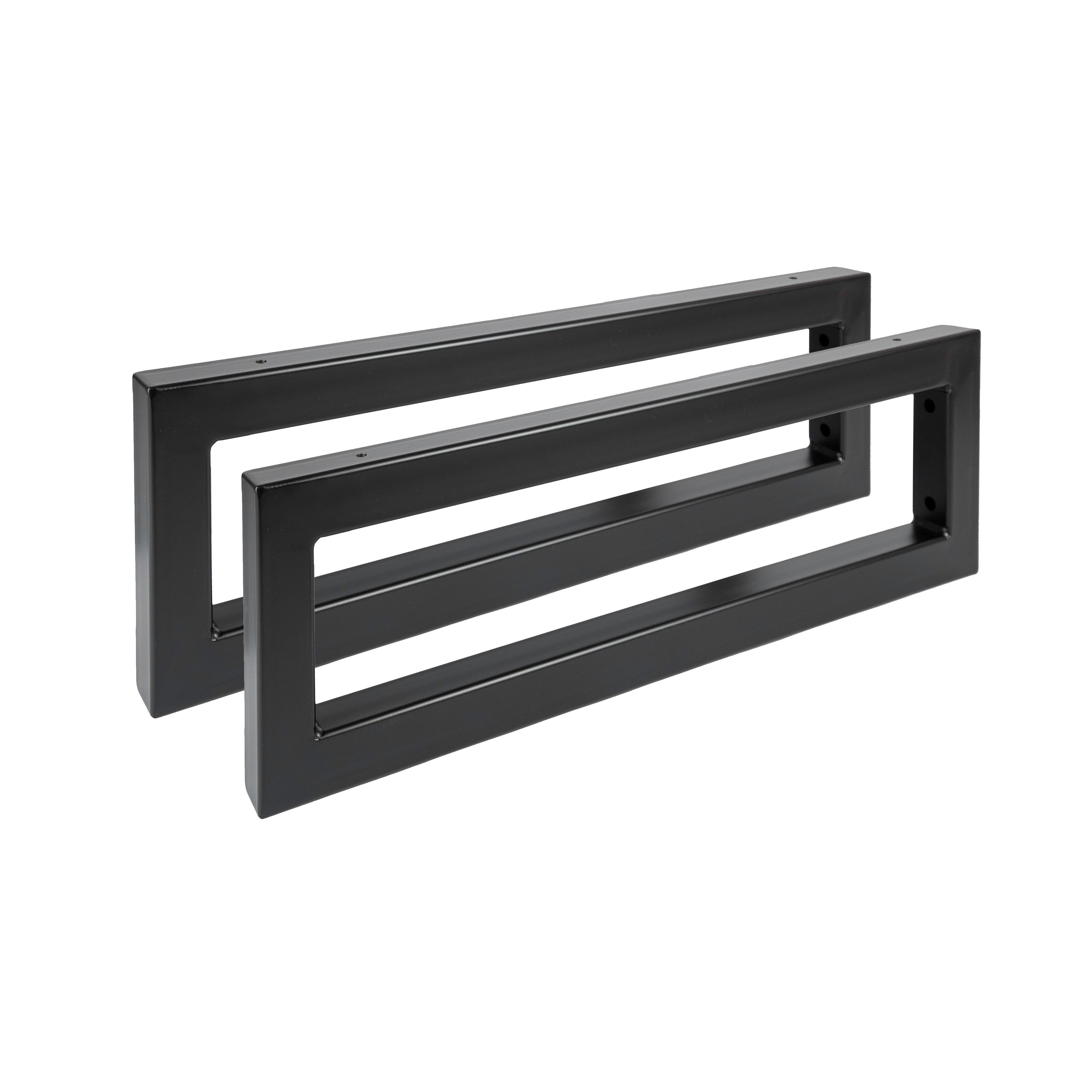 Set of 2 wall brackets RECHTECK