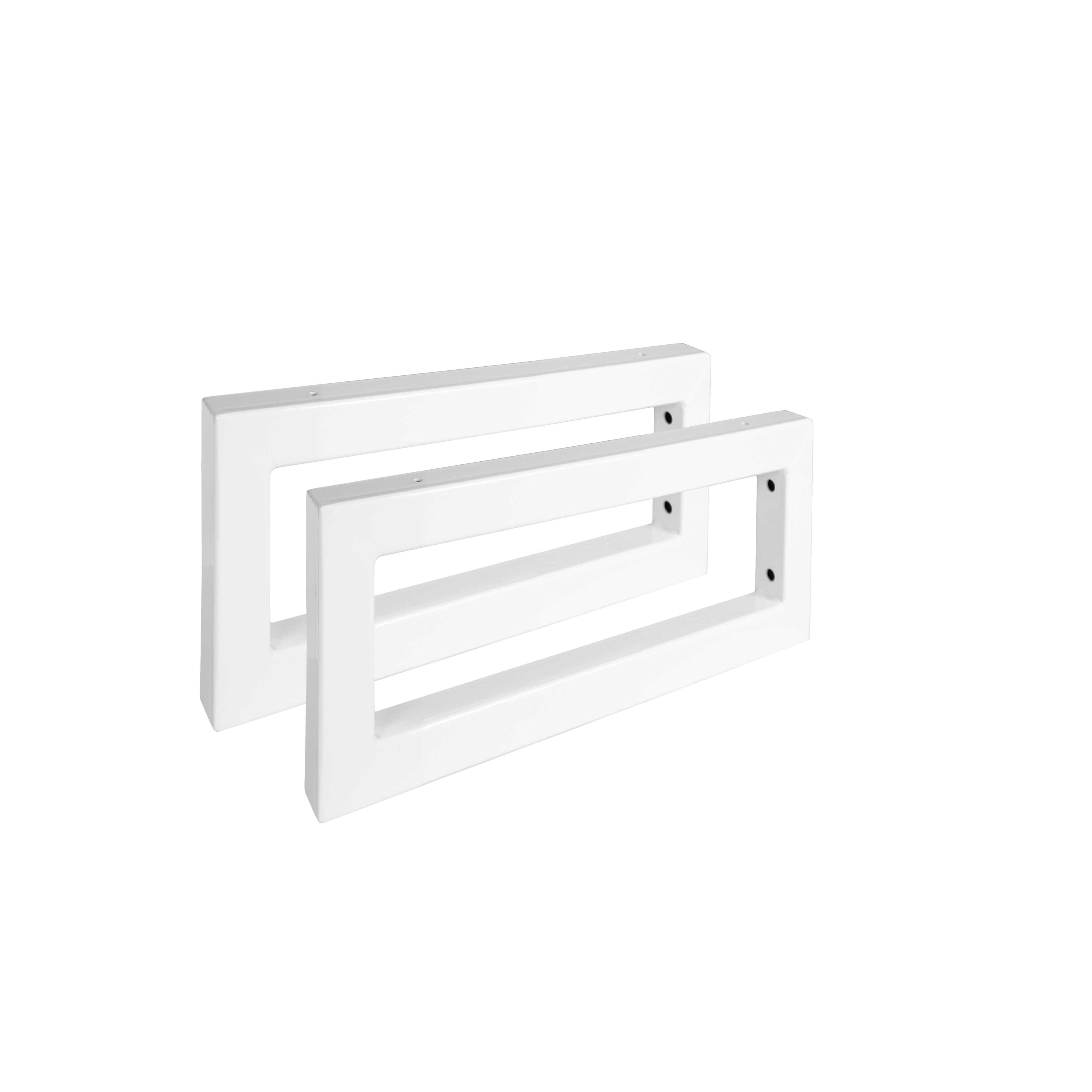 Set of 2 wall brackets RECHTECK