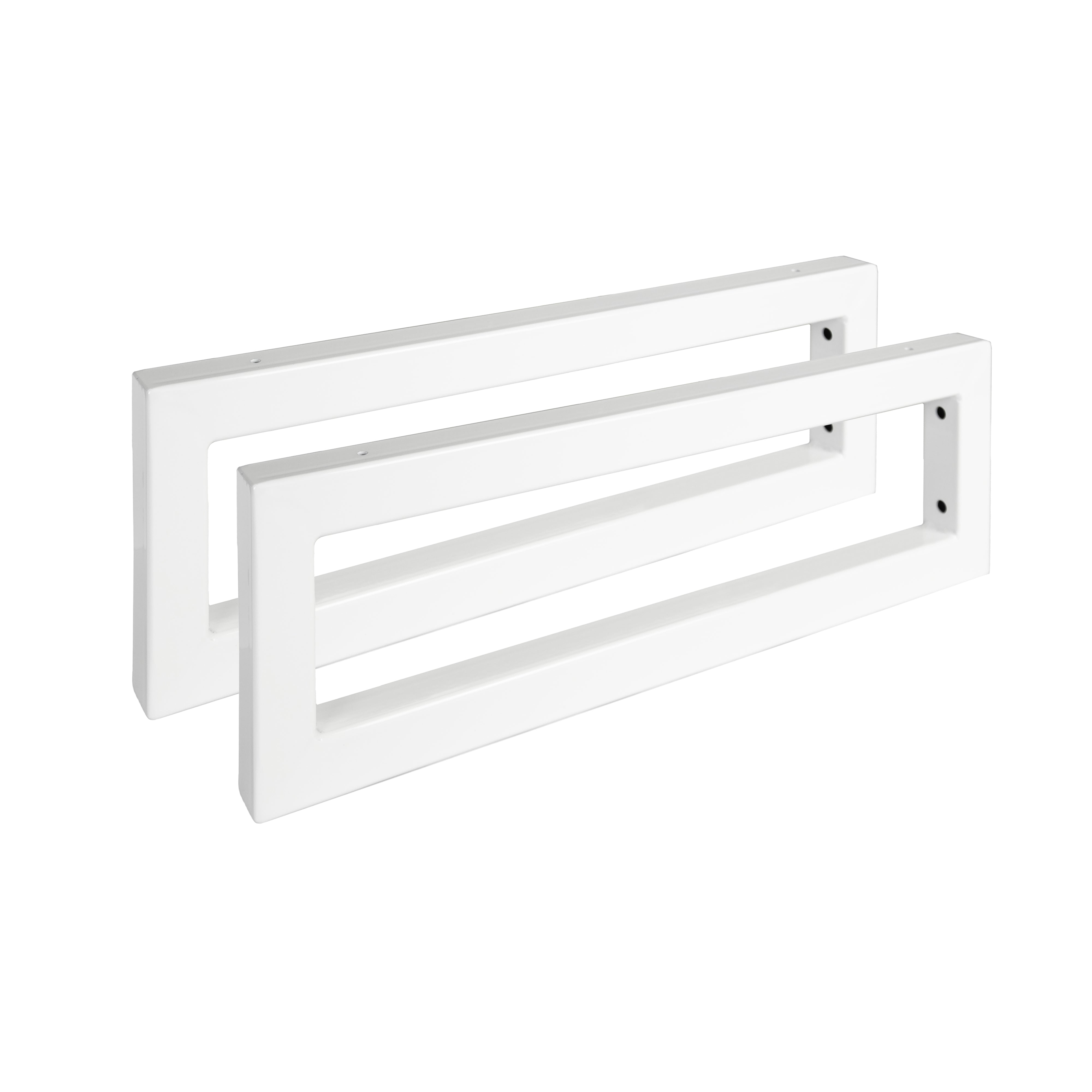 Set of 2 wall brackets RECHTECK