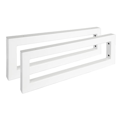 Set of 2 wall brackets RECHTECK