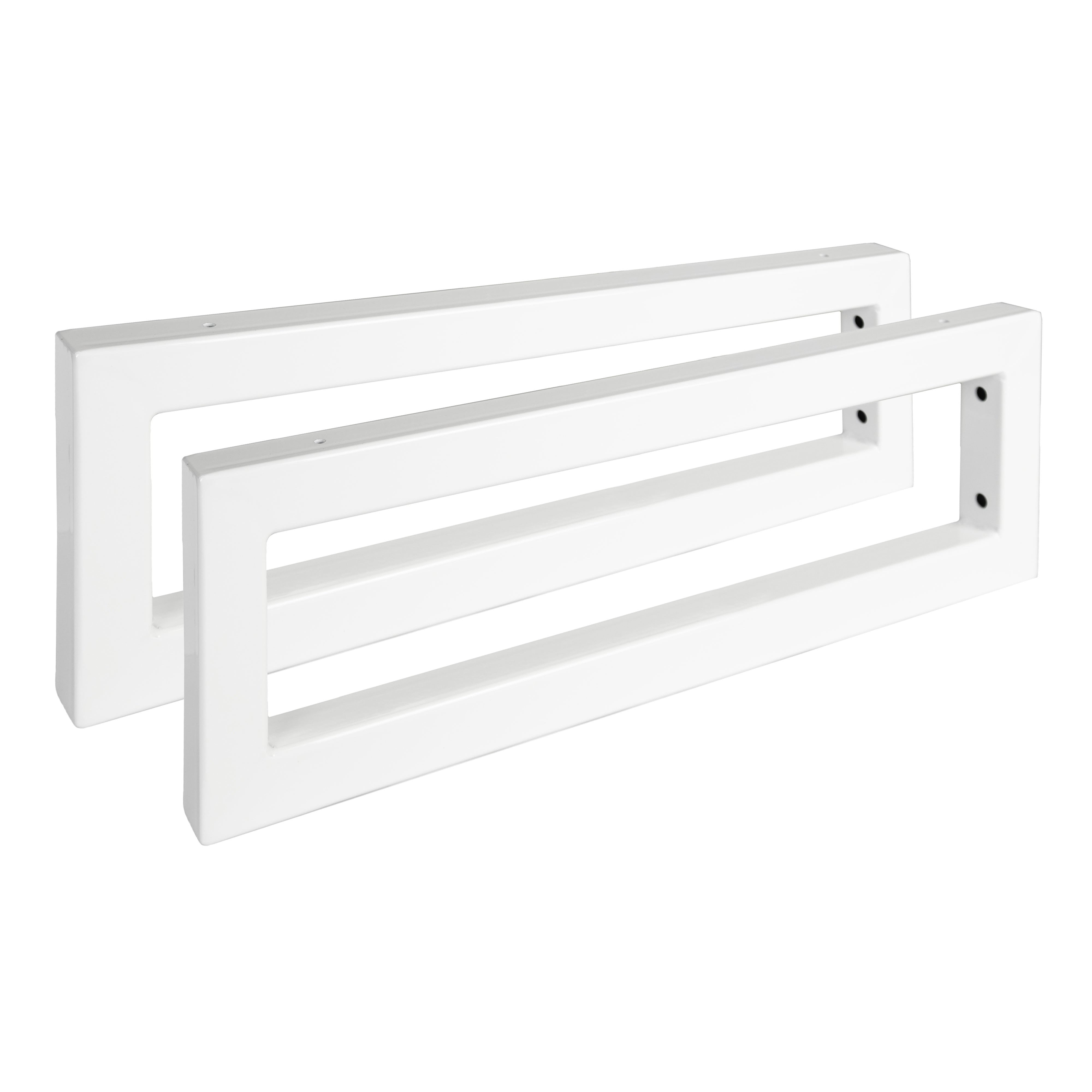 Set of 2 wall brackets RECHTECK