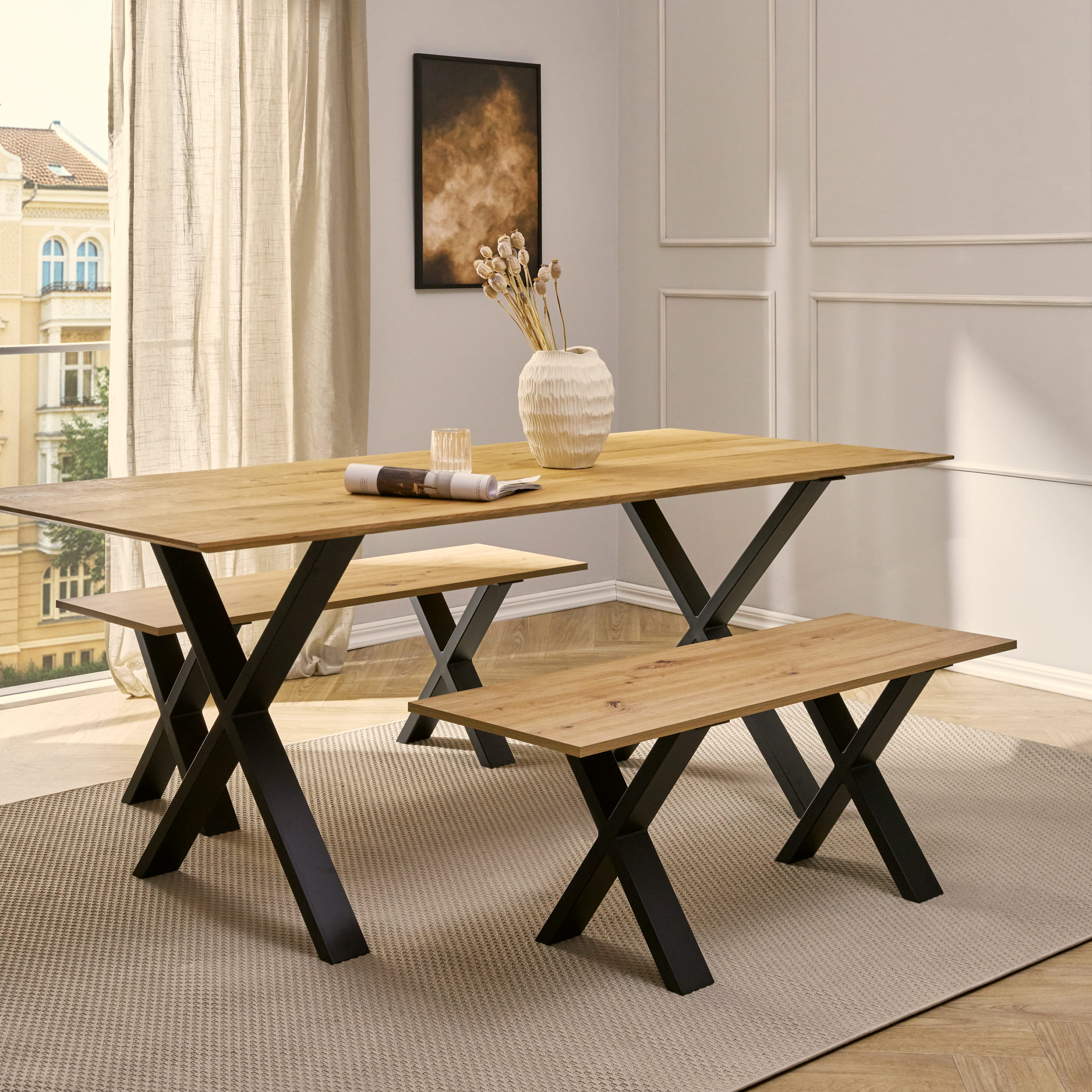 2 Set Möskufen X-vorm