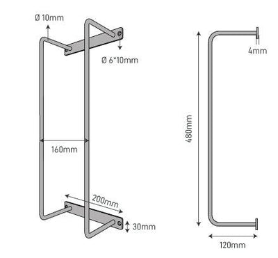 Handdoekhouder HAIRPIN