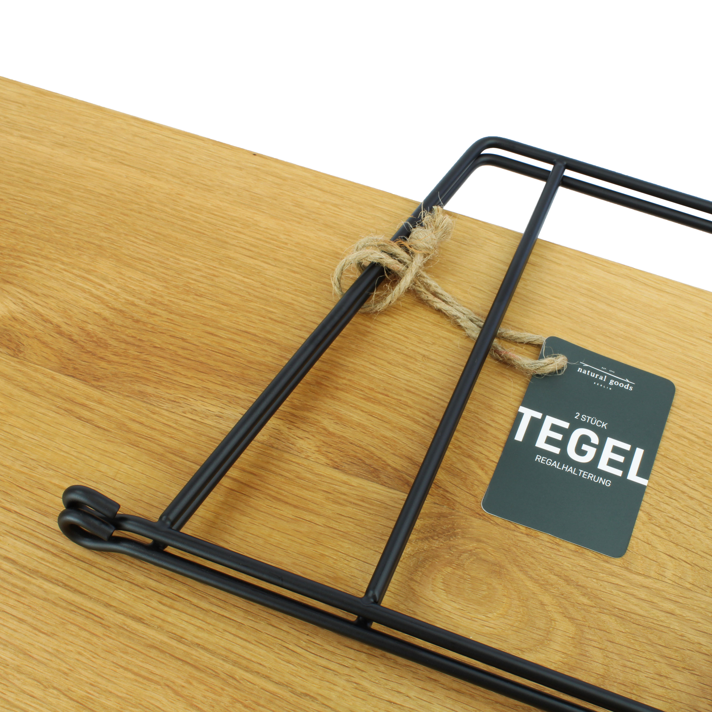 Set of 2 shelf brackets TEGEL