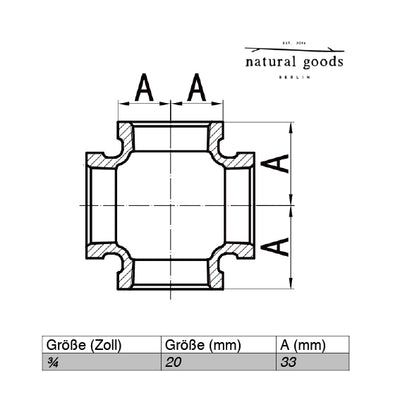 LEIDING TOEBEHOREN ¾ inch