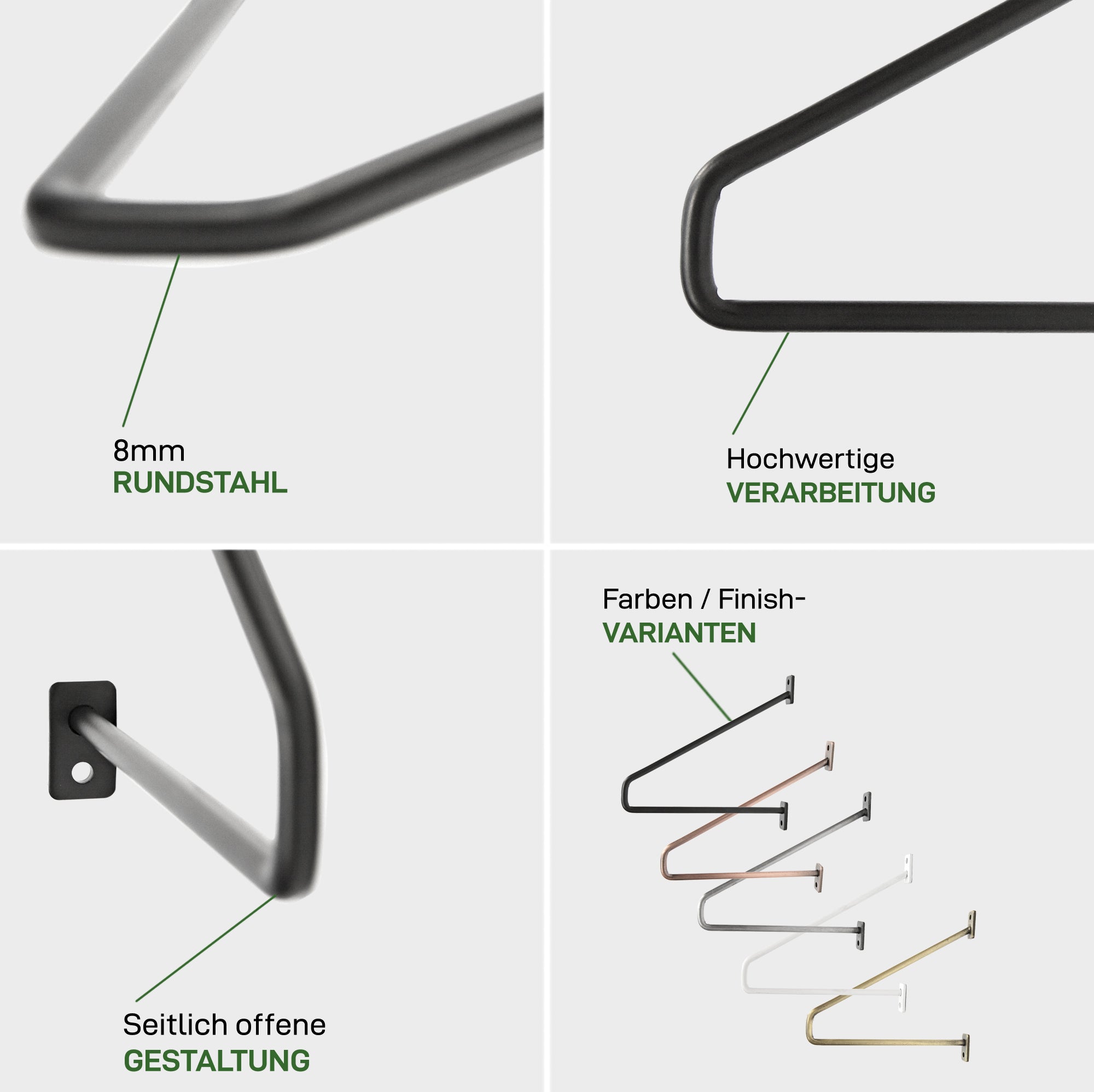 Set of 2 shelf brackets PRENZLBERG