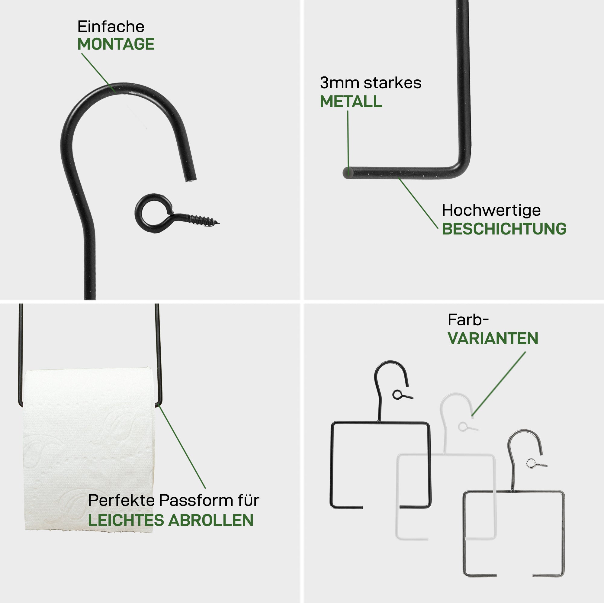 Toiletrol houder hanger
