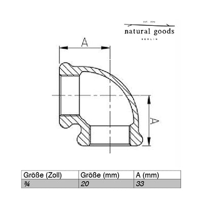 LEIDING TOEBEHOREN ¾ inch