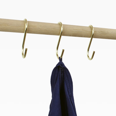 S coat hooks