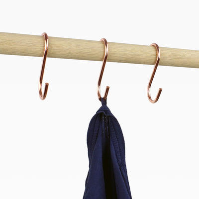 S coat hooks