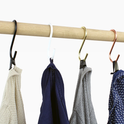 S coat hooks