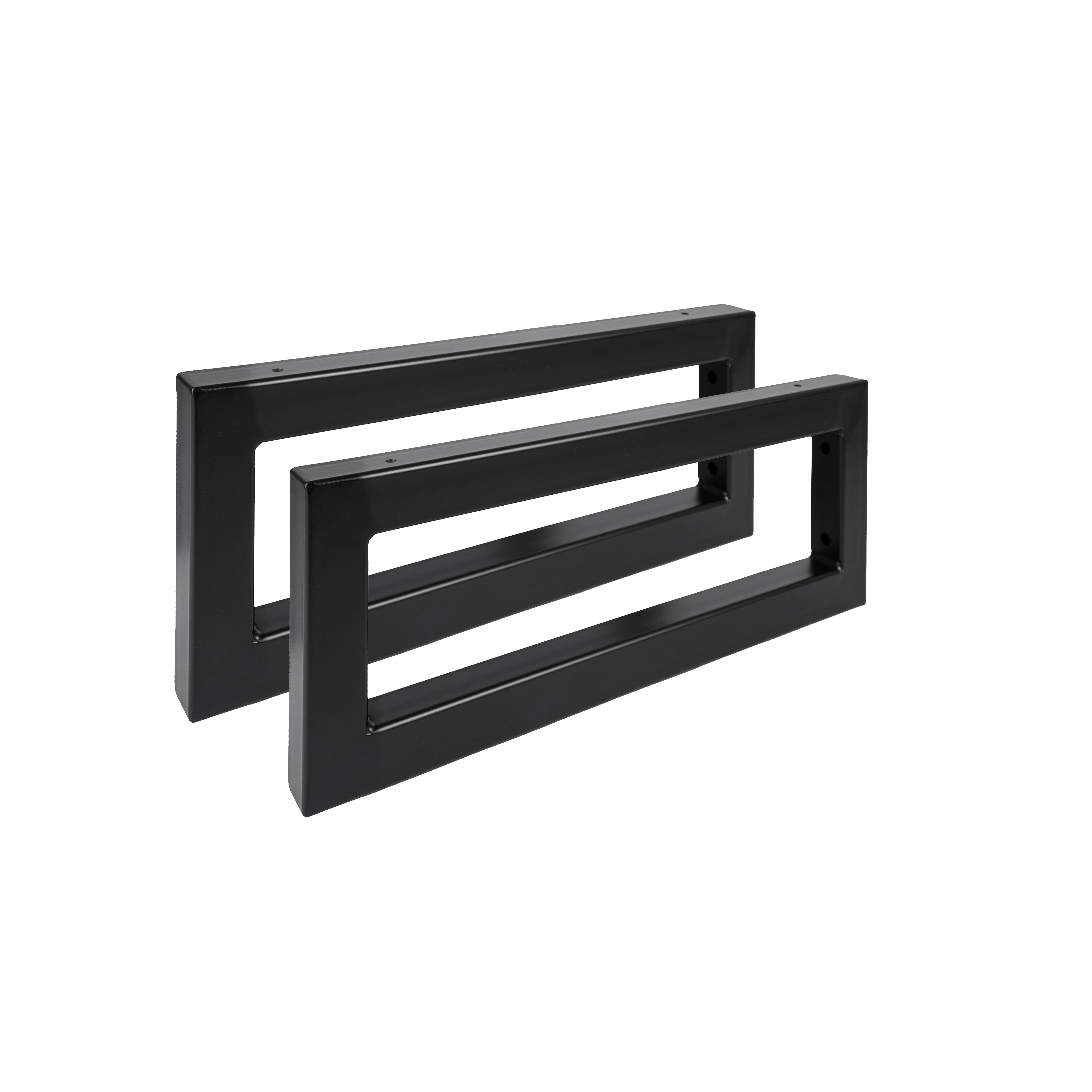 Set of 2 wall brackets RECHTECK