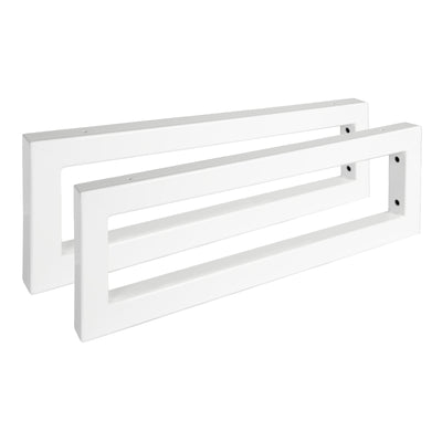 Set of 2 wall brackets RECHTECK