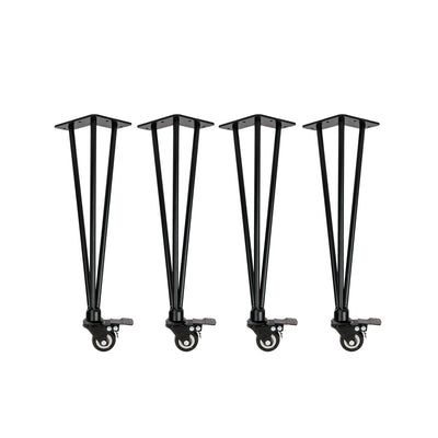Set van 4 HAIRPIN Legs n' Roll