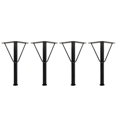 Set of 4 furniture feet V-PIPE