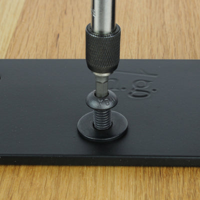 Screw set with threaded insert