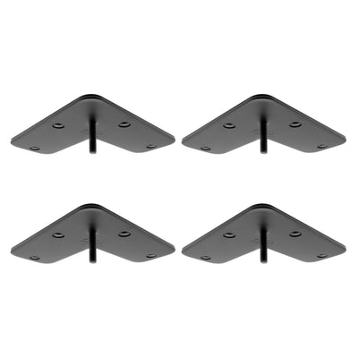 Set van 4 montageplaten CONICAL