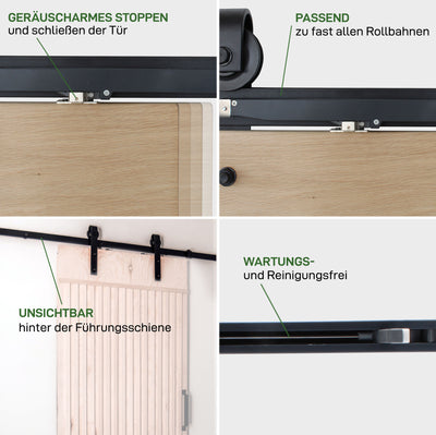 2er Set Schiebetürdämpfer SOFTCLOSE