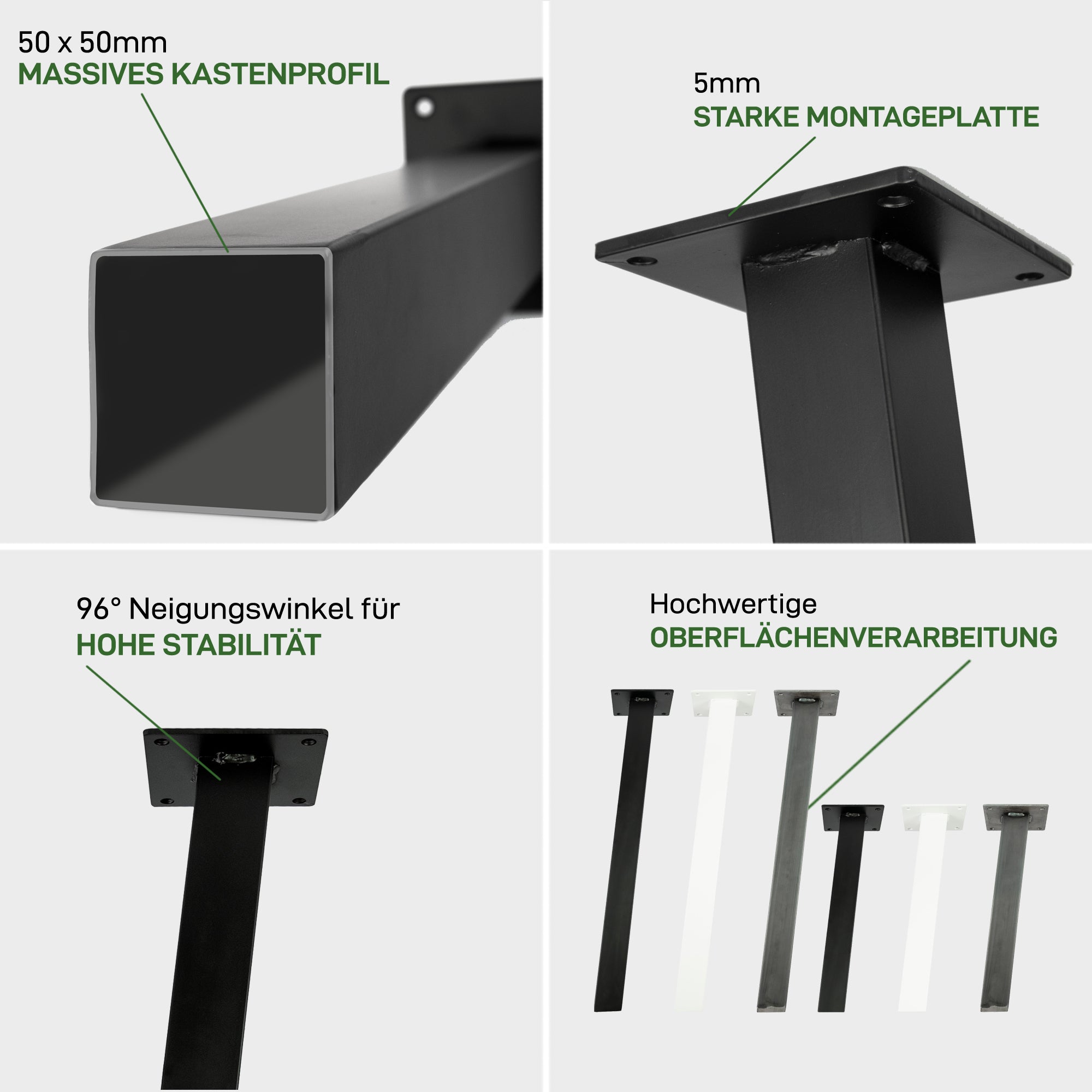 Set of 4 STANDARD Legs