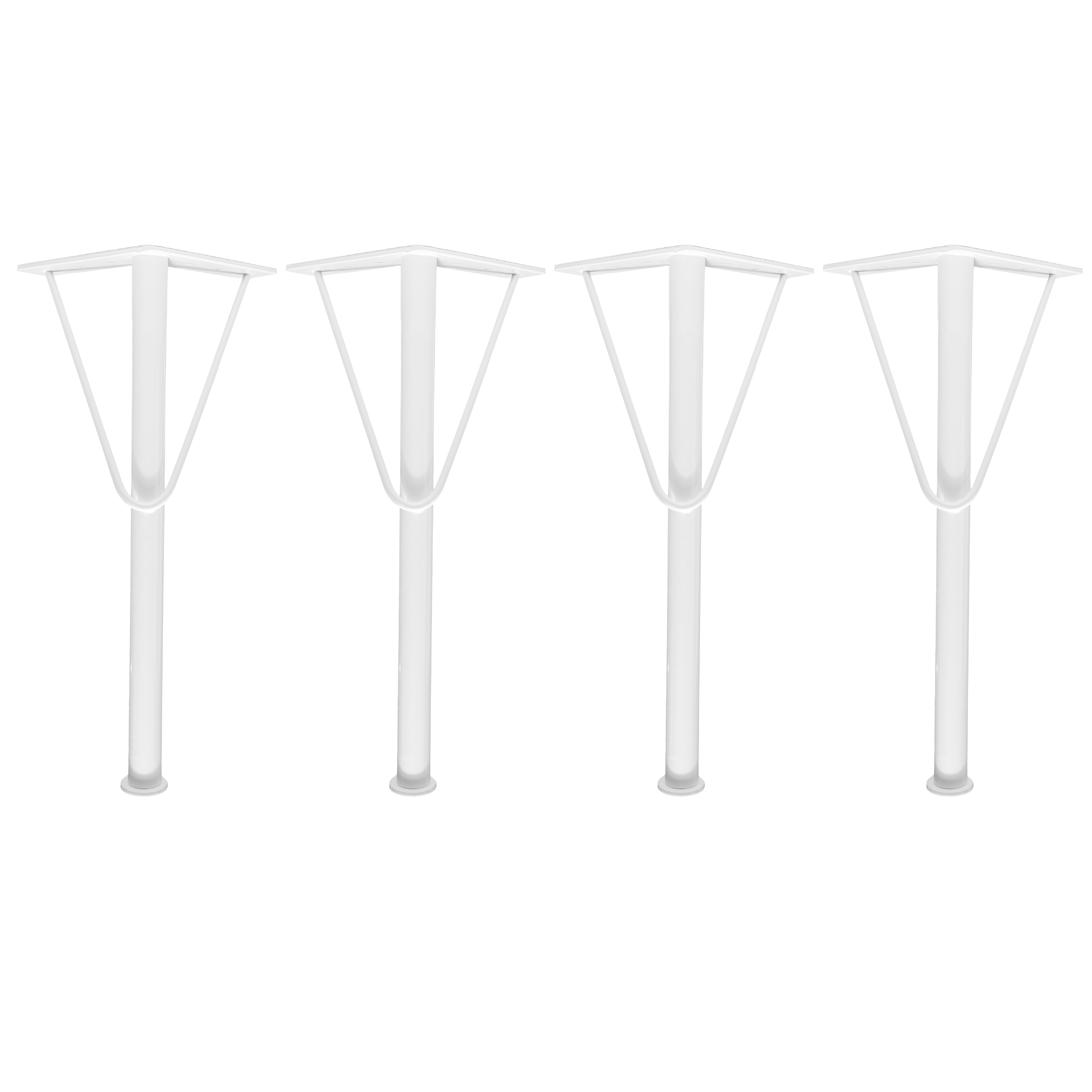 Set of 4 furniture feet V-PIPE
