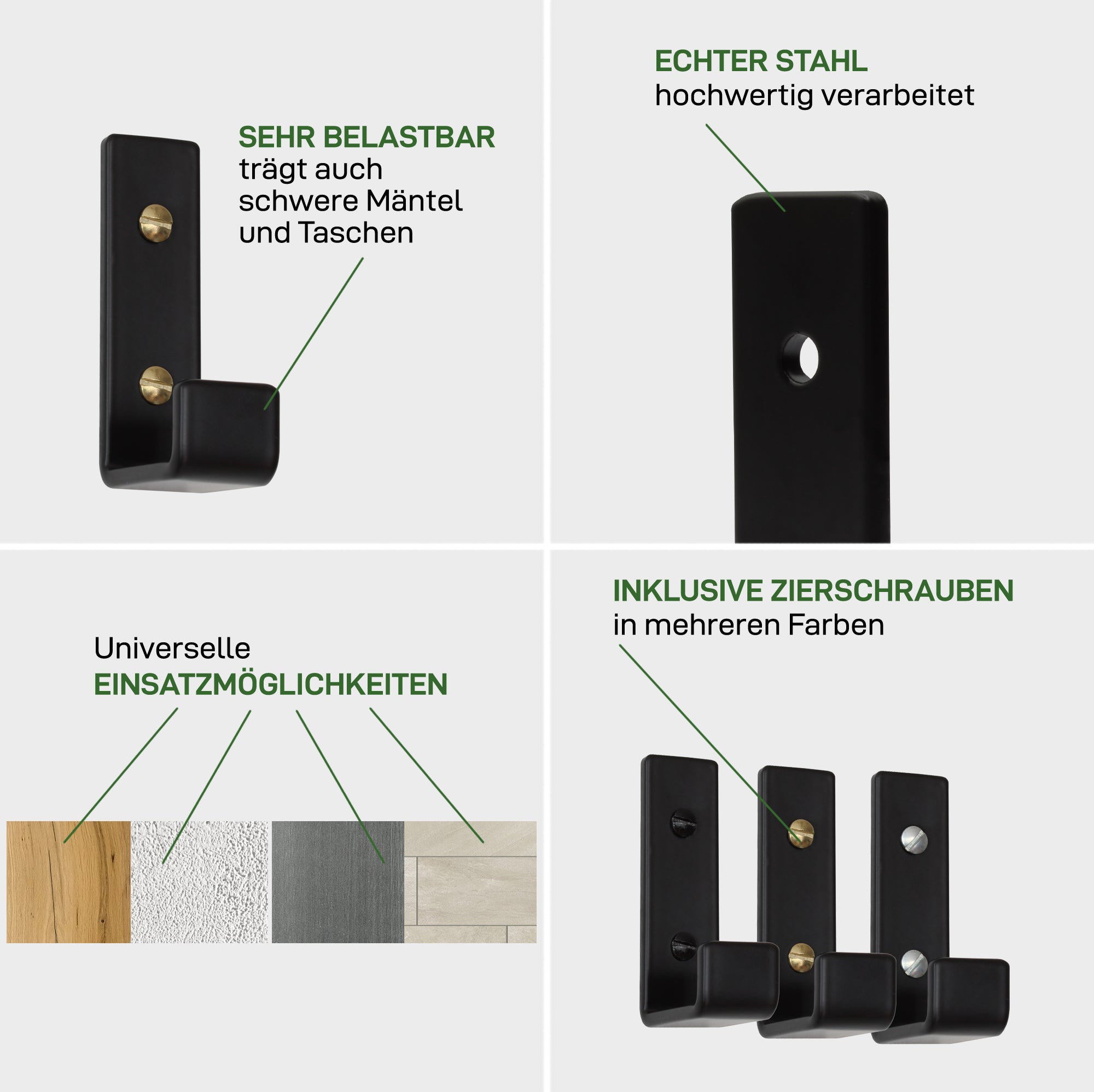 Wall hook KREUZBERG