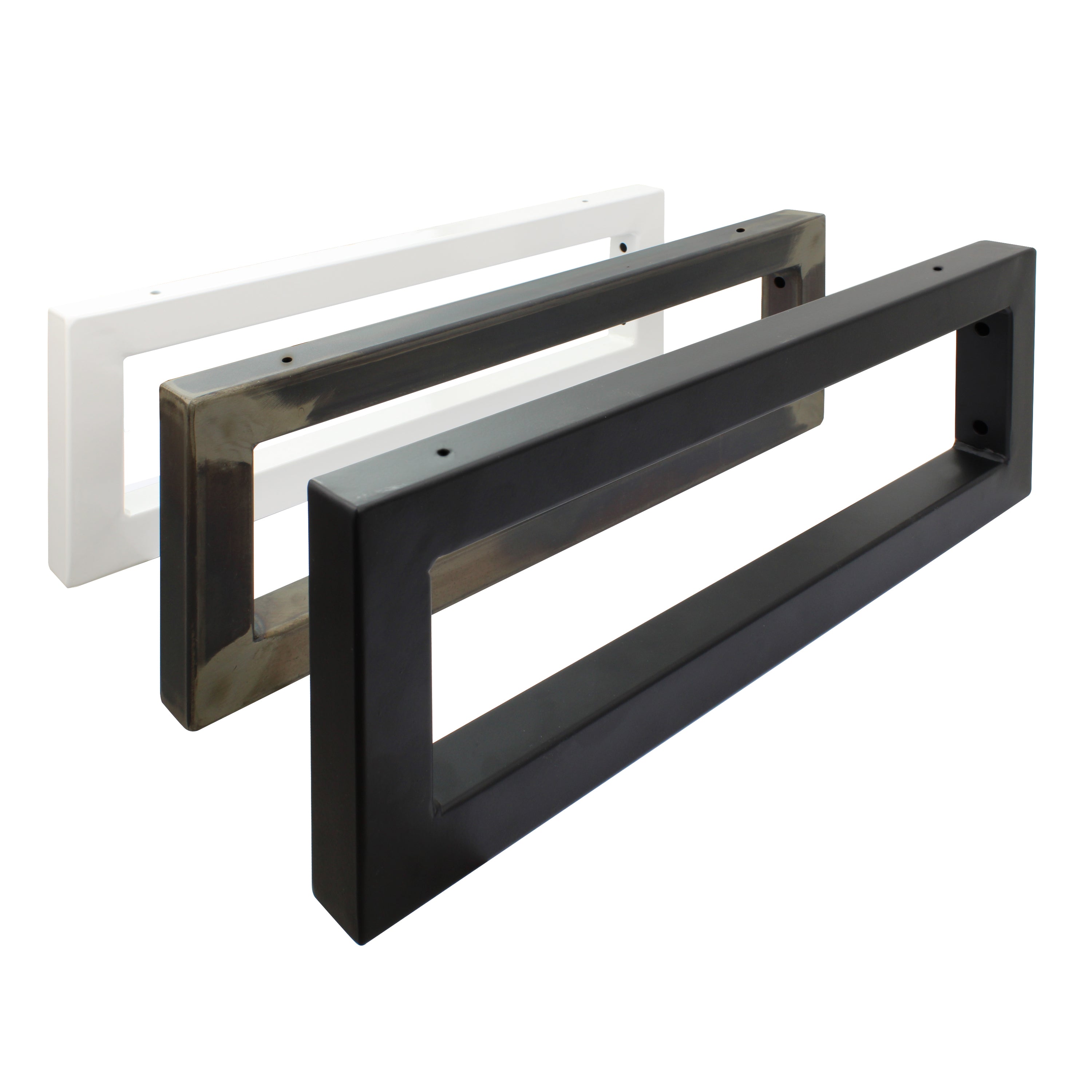 Set of 2 wall brackets RECHTECK