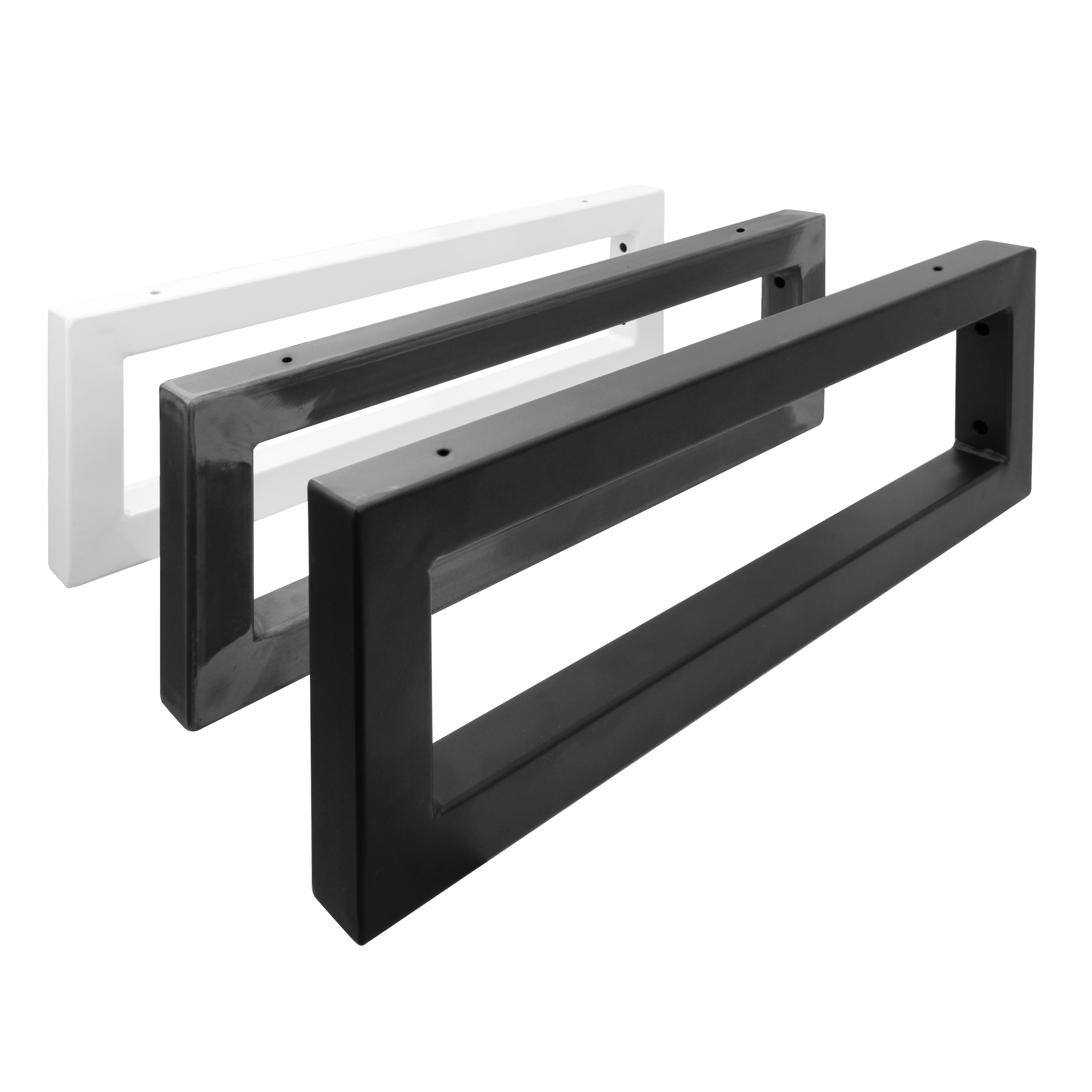 Set of 2 wall brackets RECHTECK